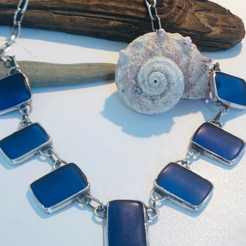 Sterling silver Seaglass necklace